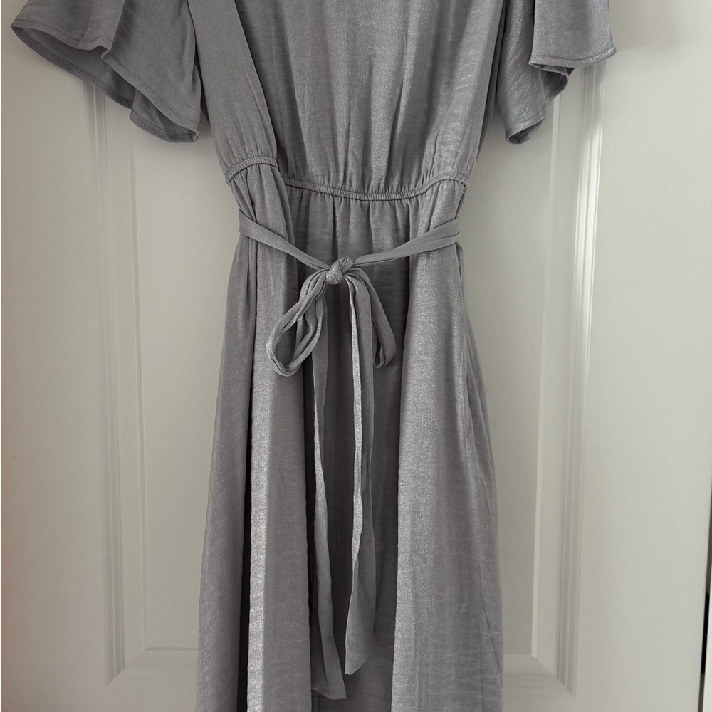 Elegant Gray Women's Dress